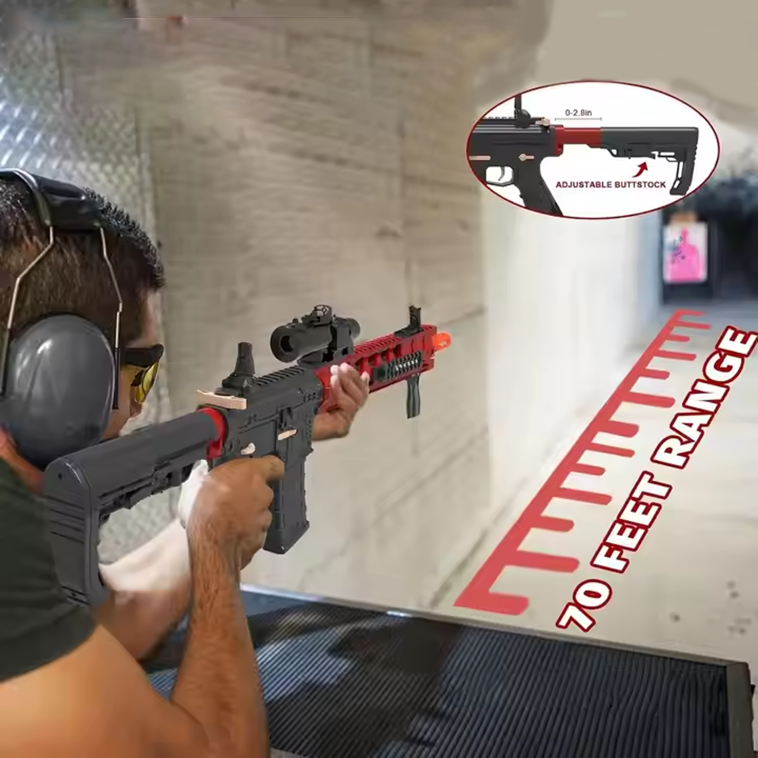 Electric M4A1 Gel Blaster Toy – Detachable Parts | For Kids & Adults