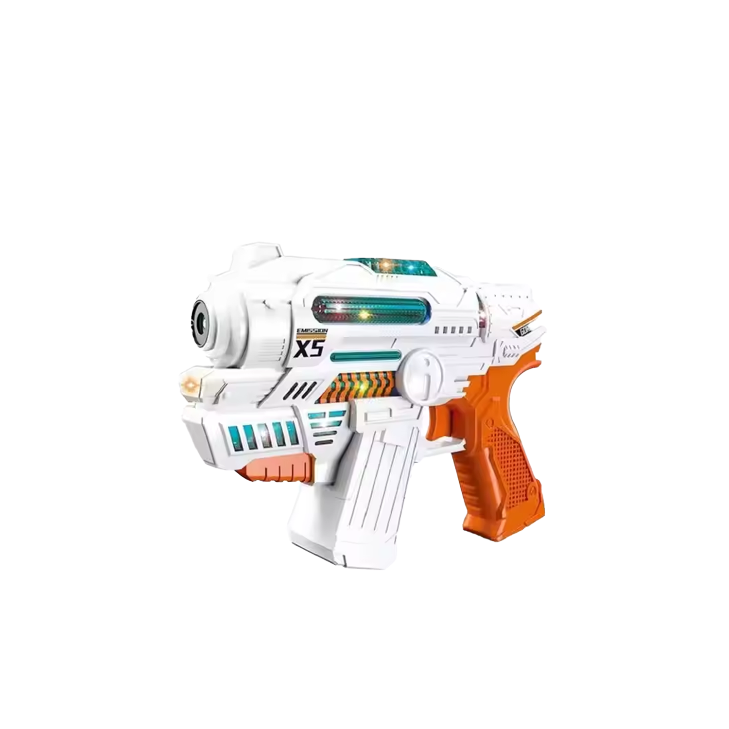 Electronic Bubble Gun Toy With Lighting and Music Cell Operated