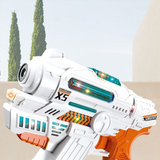 Electronic Bubble Gun Toy With Lighting and Music Cell Operated