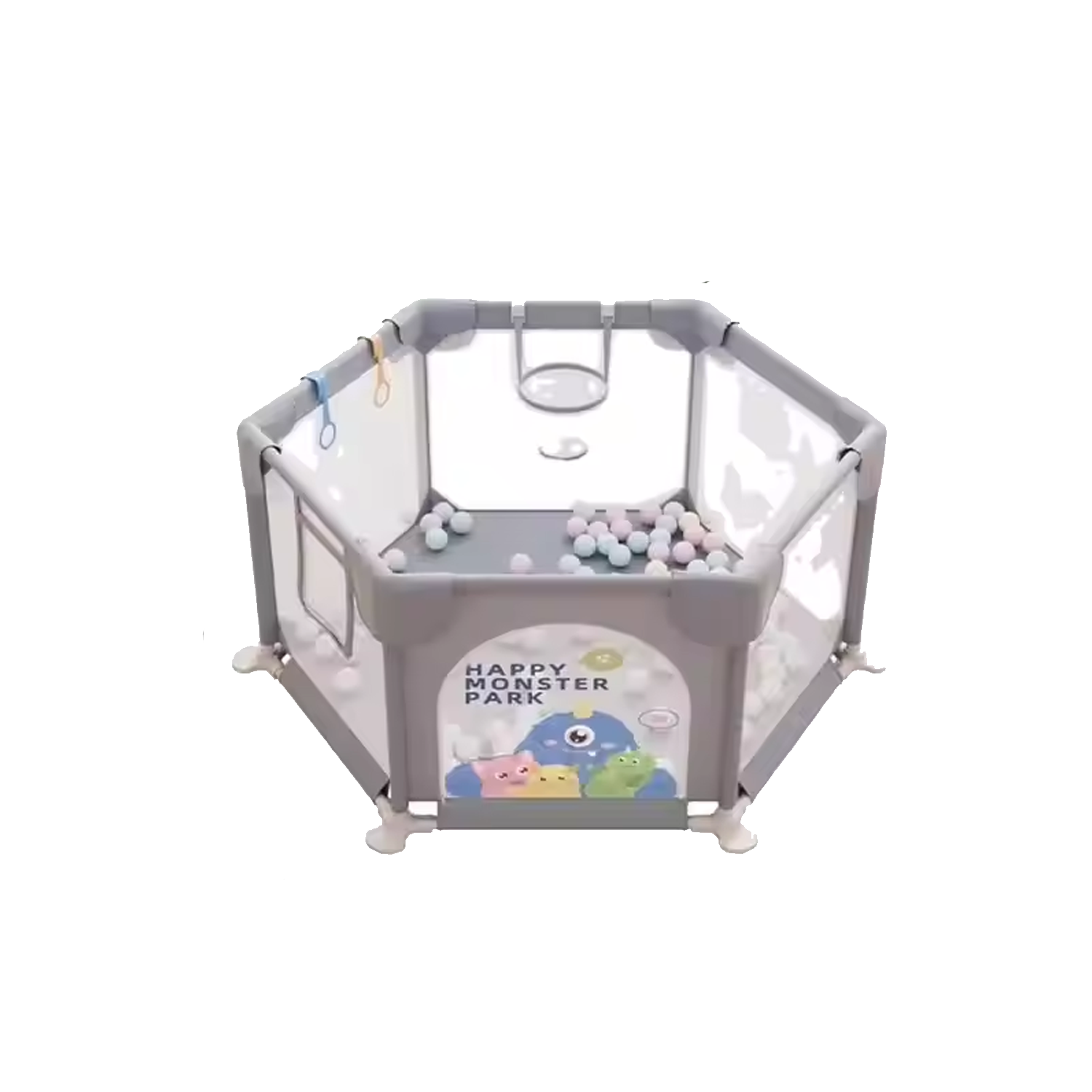 Safety Baby Fence With 10 Pcs Ocean Ball