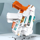 Electronic Bubble Gun Toy With Lighting and Music Cell Operated